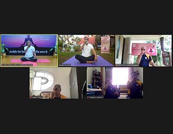 Celebration of International Yoga Day at HPCL