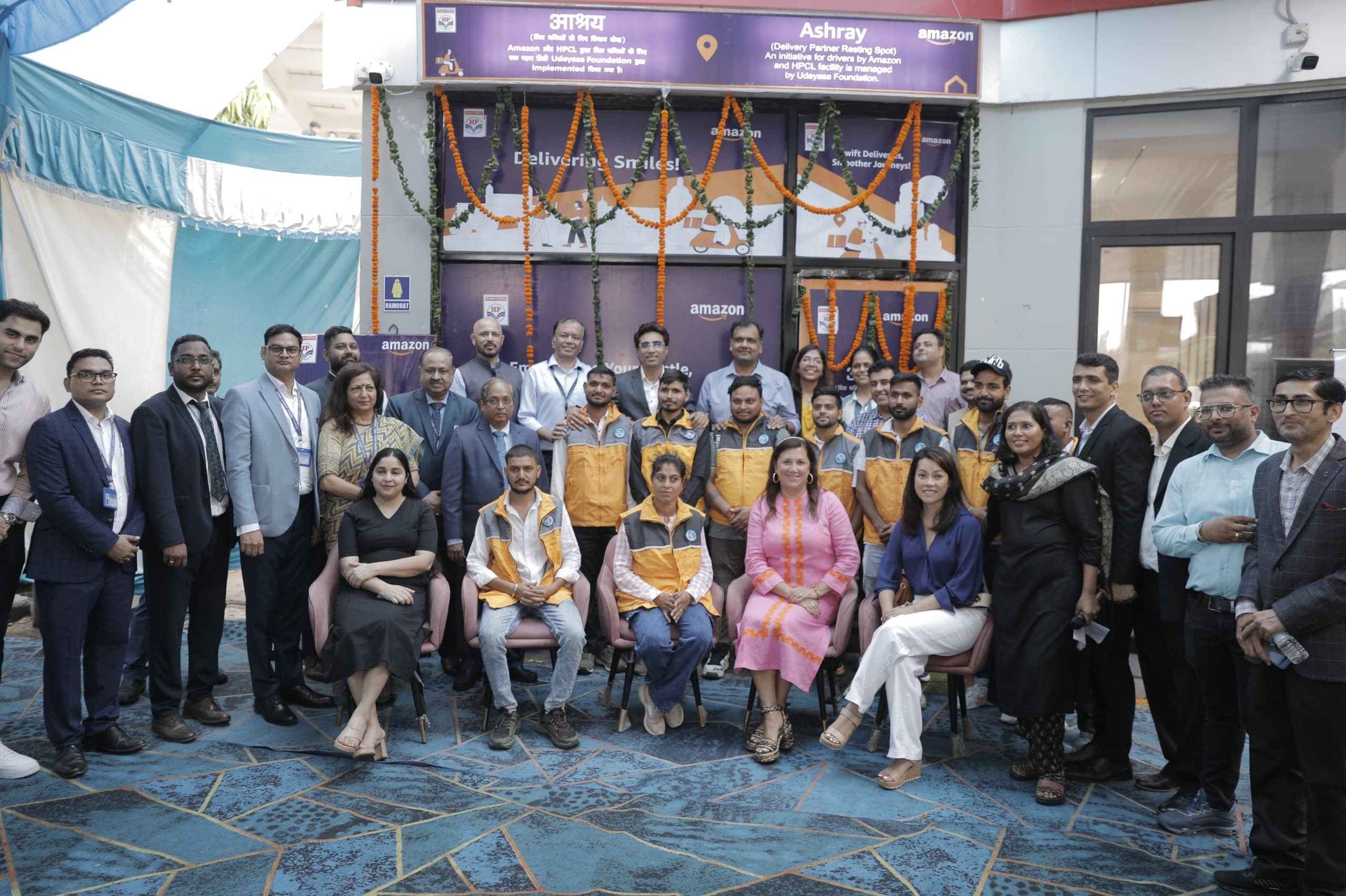 Ahead of the Festive Season, Amazon Collaborates with HPCL to Launch 40 new Ashray Centers