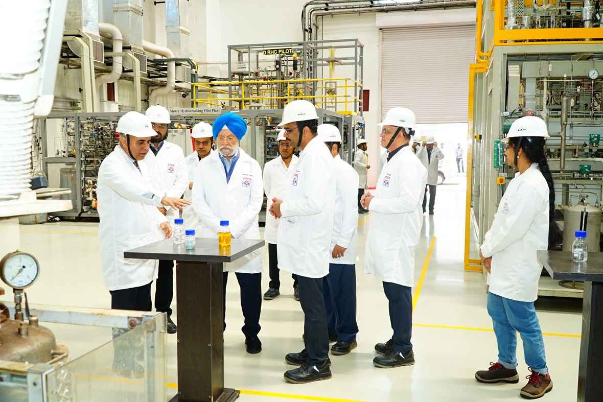 Hon’ble Union Petroleum & Natural Gas Minister, Shri Hardeep Singh Puri Inaugurates Hydrothermal Liquefaction Pilot Plant at HPCL Green R&D Centre, Bengaluru