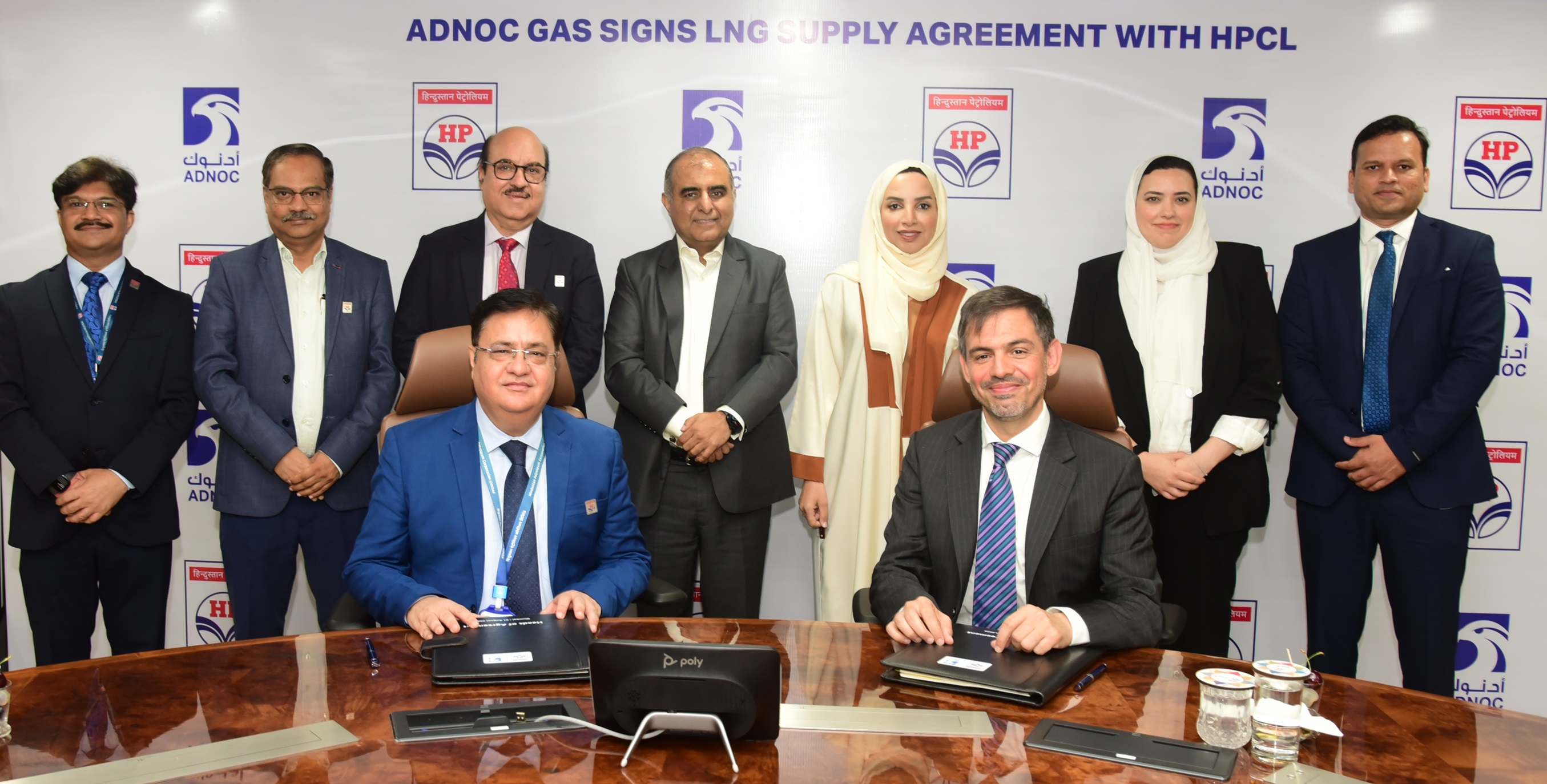 Hindustan Petroleum Corporation Limited signs a 10-Year LNG Purchase Agreement with ADNOC Gas