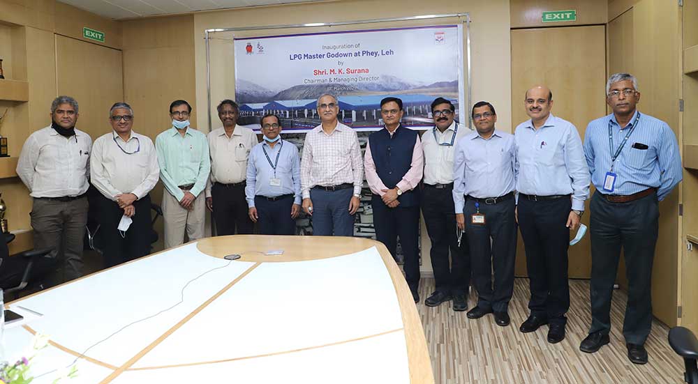 HPCL Commissioned New LPG Master Godown at Leh, Ladakh UT